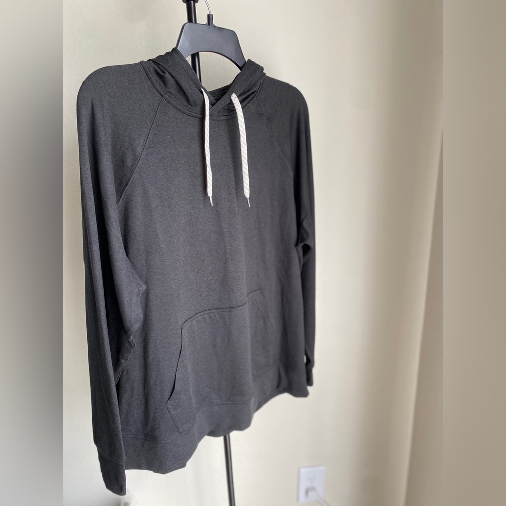 Vuori Halo Oversized Hoodie Black Heather M